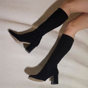 VINTAGE square-toe sock boot